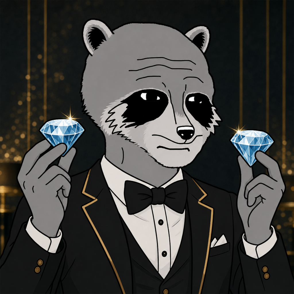 Jimothy holding two diamonds