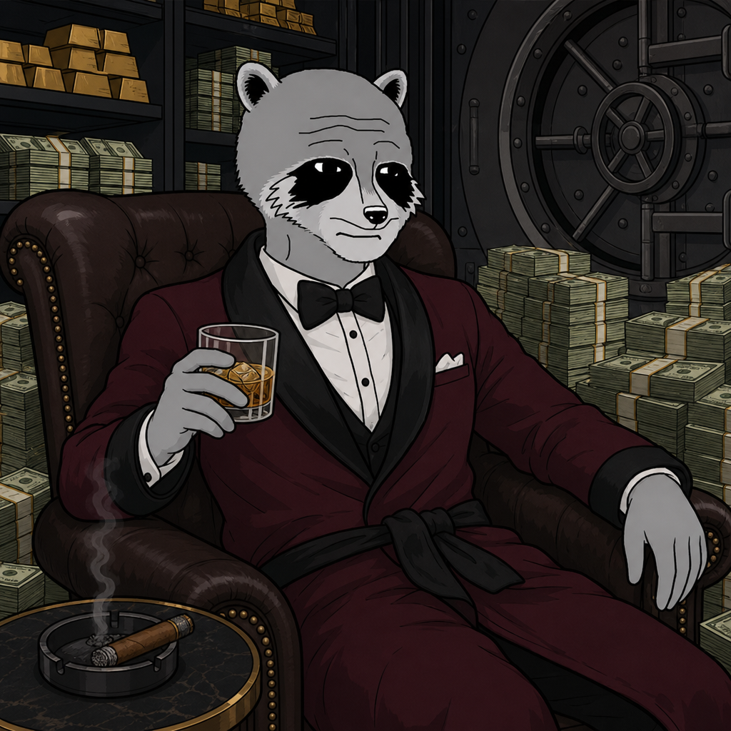 Jimothy relaxing in his vault
